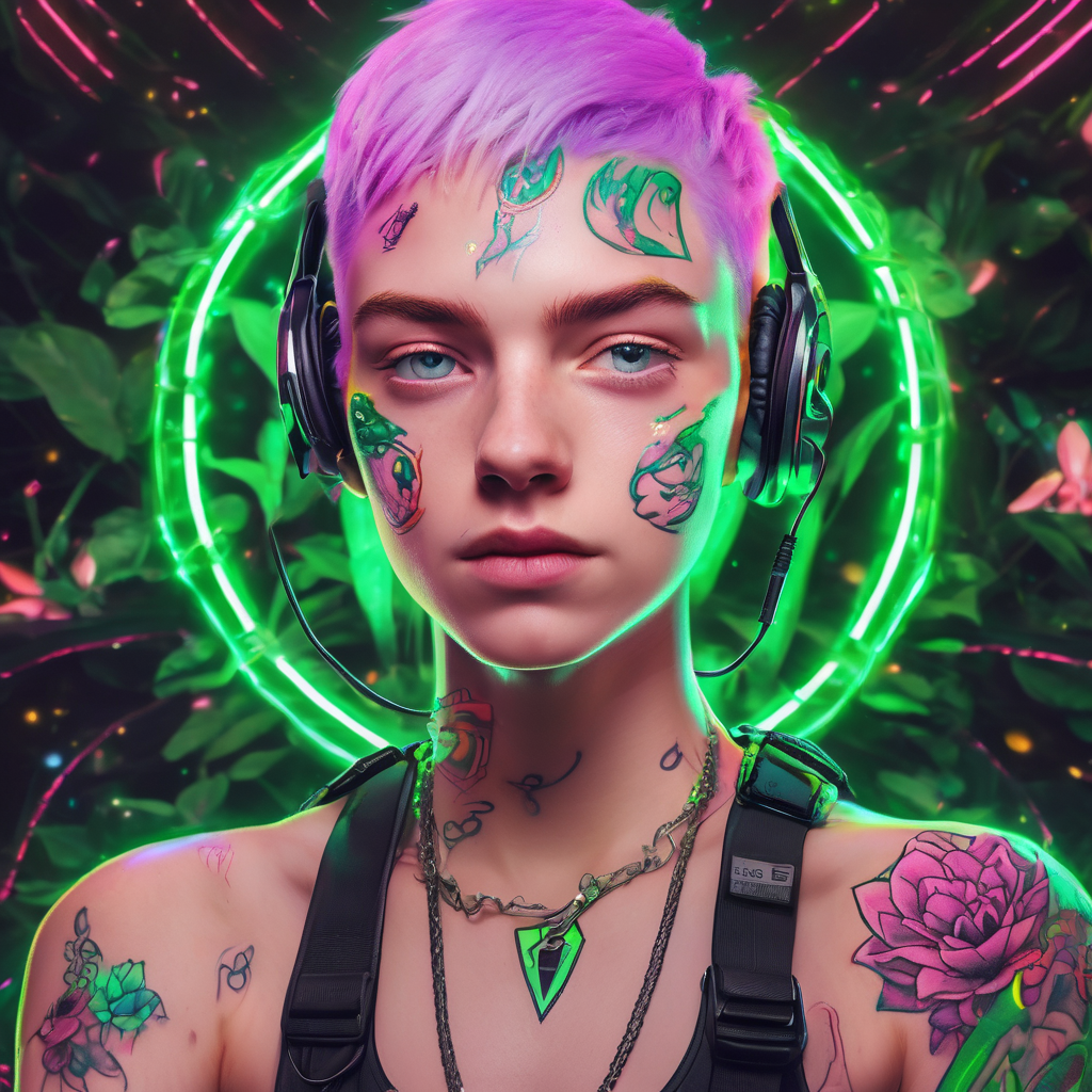 Neon Lotus